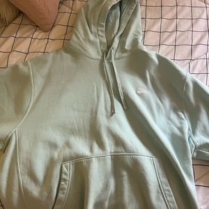 icy blue nike sweatshirt